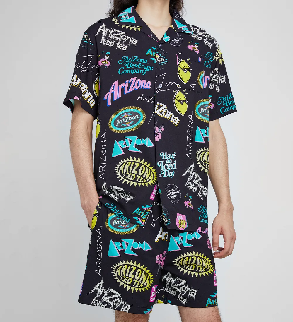 Black Logo Camp Shirt