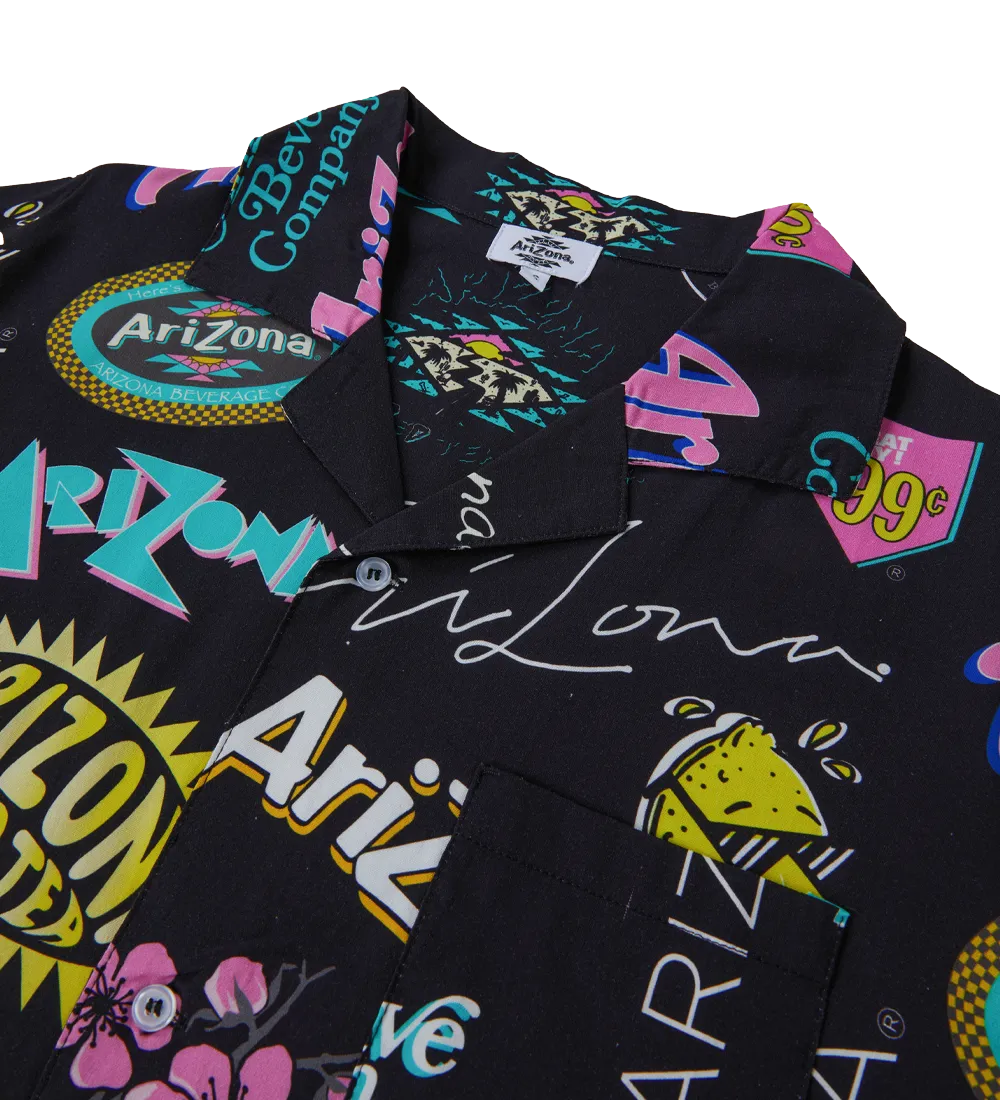 Black Logo Camp Shirt