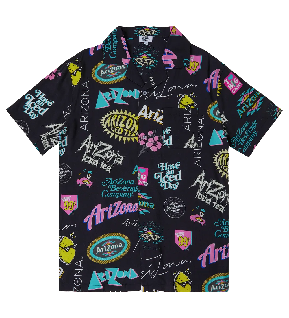 Black Logo Camp Shirt