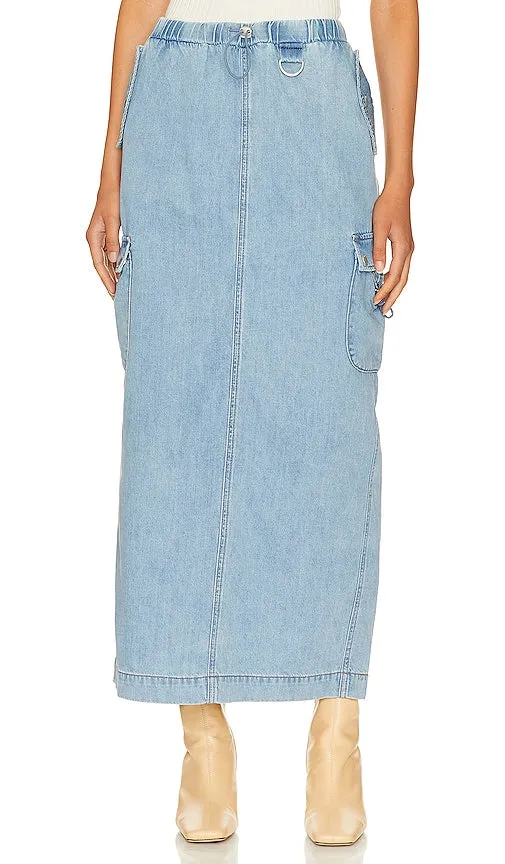 BLANKNYC Cargo Skirt in Blue