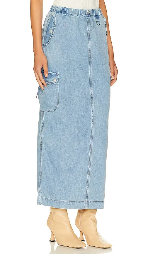 BLANKNYC Cargo Skirt in Blue