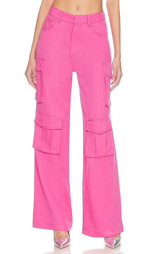 BLANKNYC Franklin Rib Cage Pant in Pink