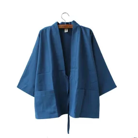 Blue Traditional Women Haori