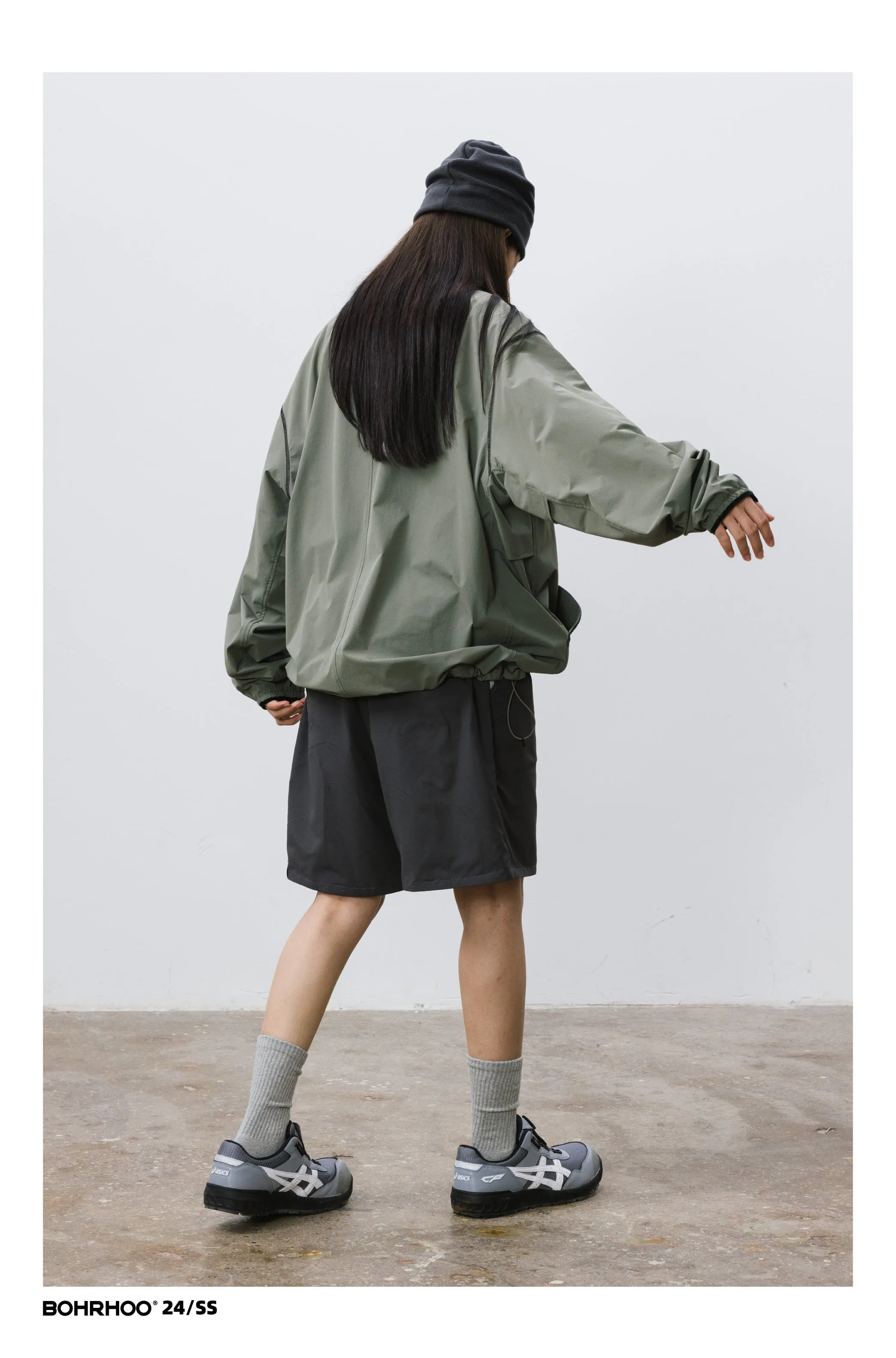 BOHRHOO トップステッチコントラストジャケット BHH011