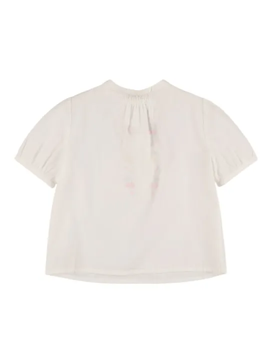 Bonpoint   Embroidered cotton poplin shirt 