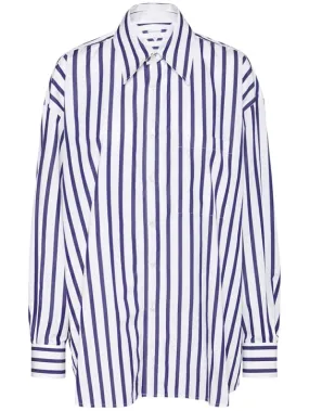 Bottega Veneta   Wide stripe cotton shirt 