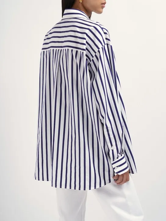 Bottega Veneta   Wide stripe cotton shirt 