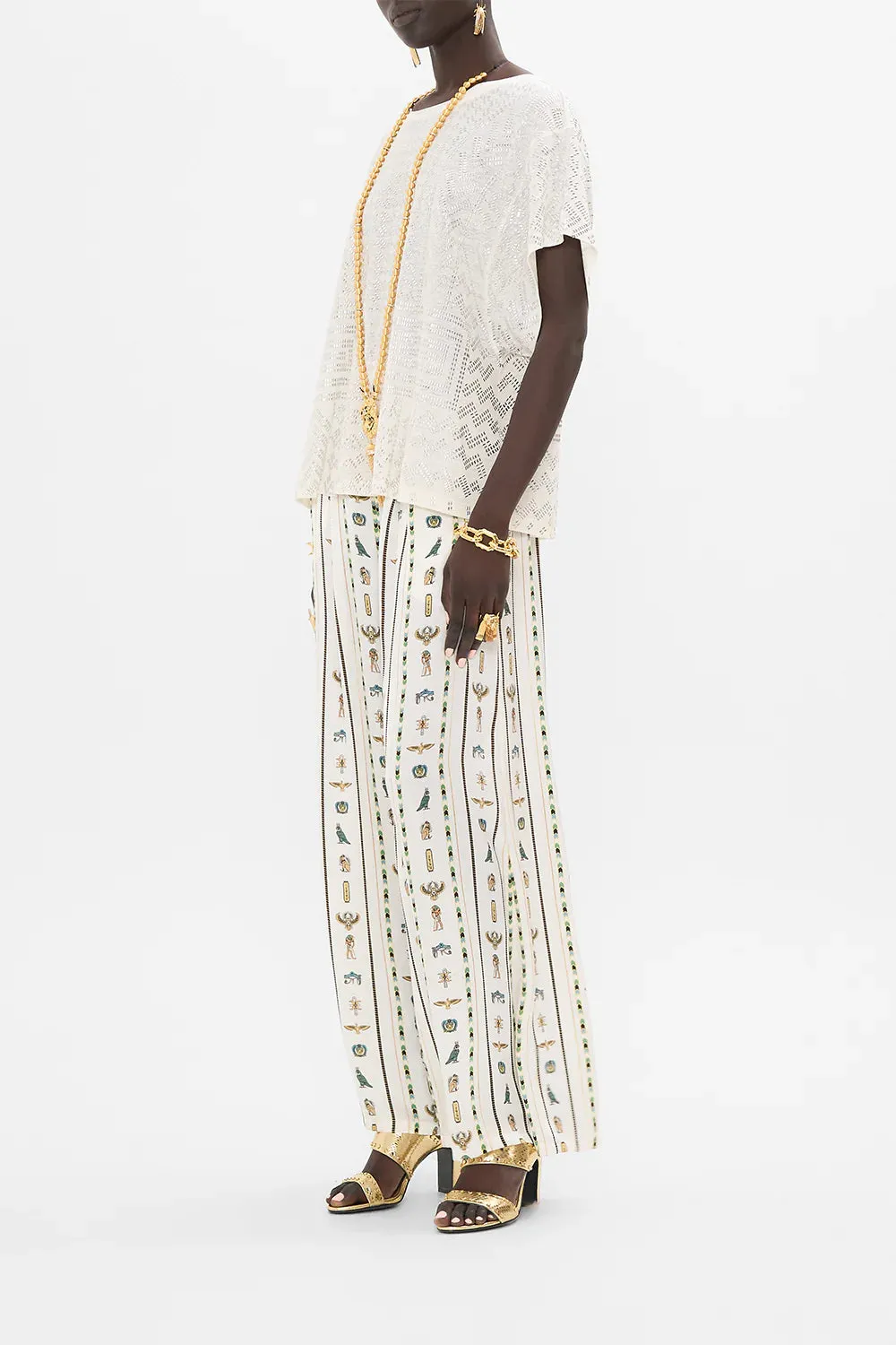 CAMILLA VALLEY OF THE QUEENS T-SHIRT WITH DROPPED ARMHOLE