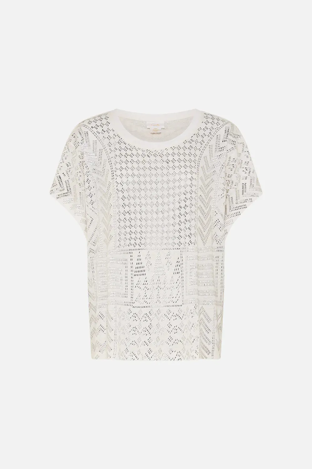 CAMILLA VALLEY OF THE QUEENS T-SHIRT WITH DROPPED ARMHOLE