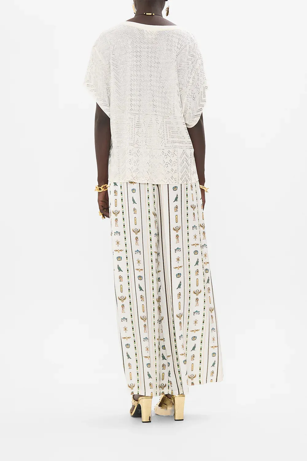 CAMILLA VALLEY OF THE QUEENS T-SHIRT WITH DROPPED ARMHOLE