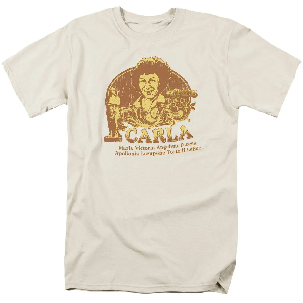 Cheers Carla Mens T Shirt Cream