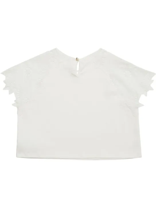 Chloé   Embroidered cotton t-shirt 