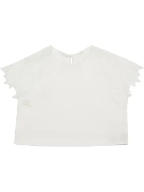 Chloé   Embroidered cotton t-shirt 