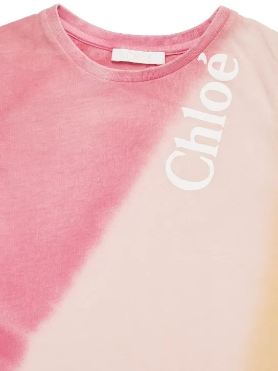 Chloé   Logo cotton jersey t-shirt 