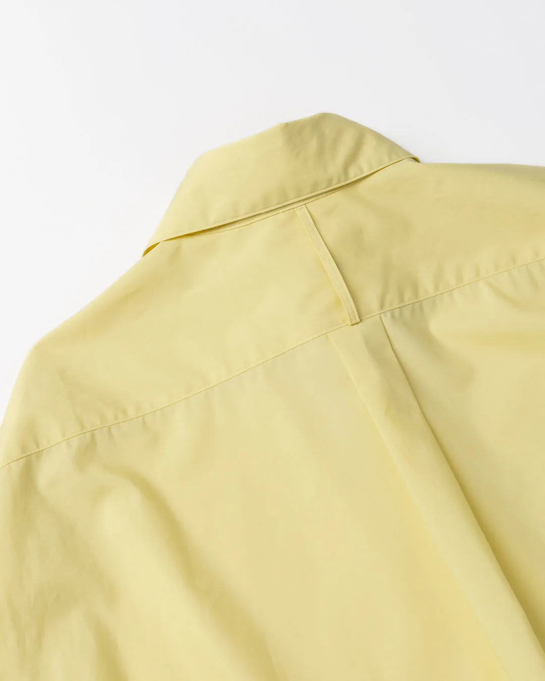COTTON TAB COLLAR SHIRT .08【YELLOW】