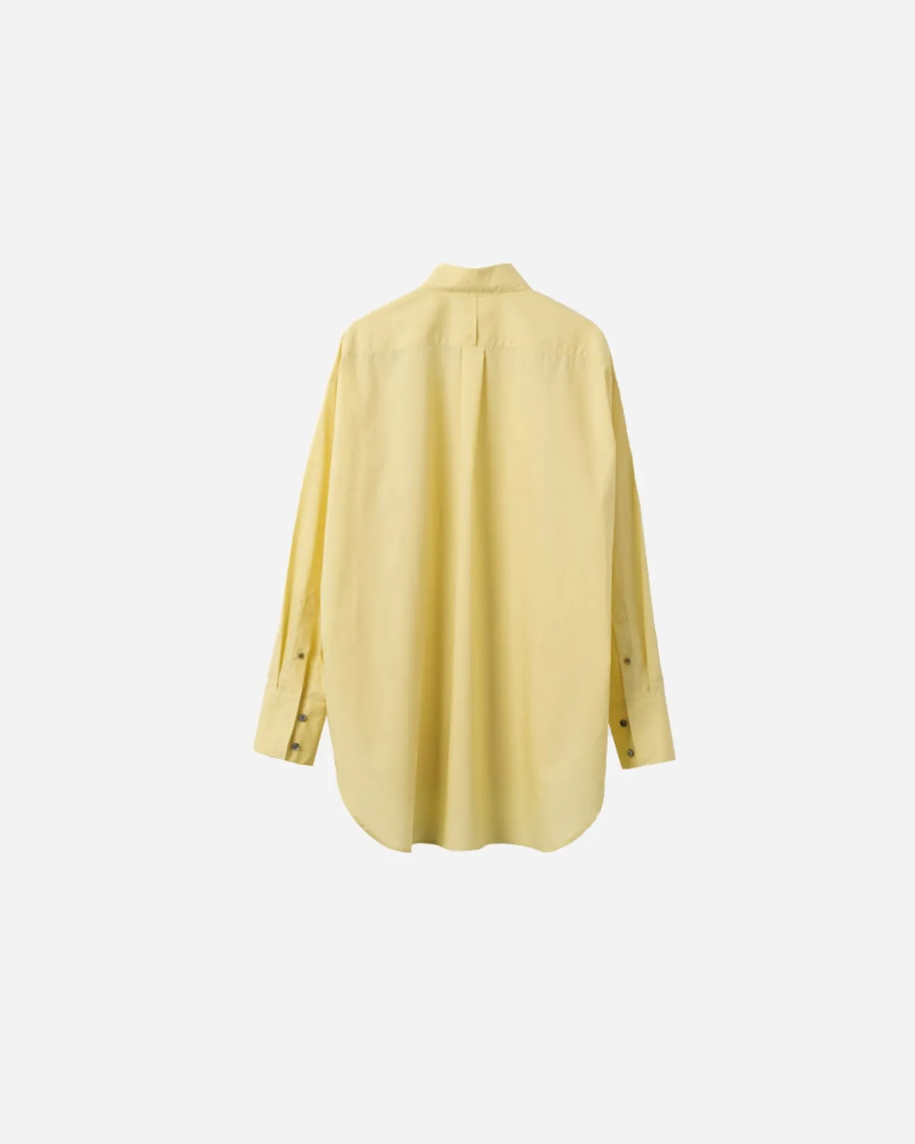 COTTON TAB COLLAR SHIRT .08【YELLOW】