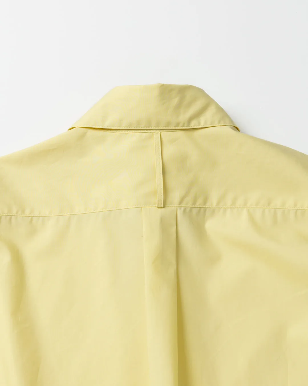 COTTON TAB COLLAR SHIRT .08【YELLOW】