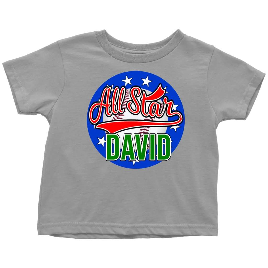 DAVID ALL STAR TODDLER T-SHIRT FOR DAVID