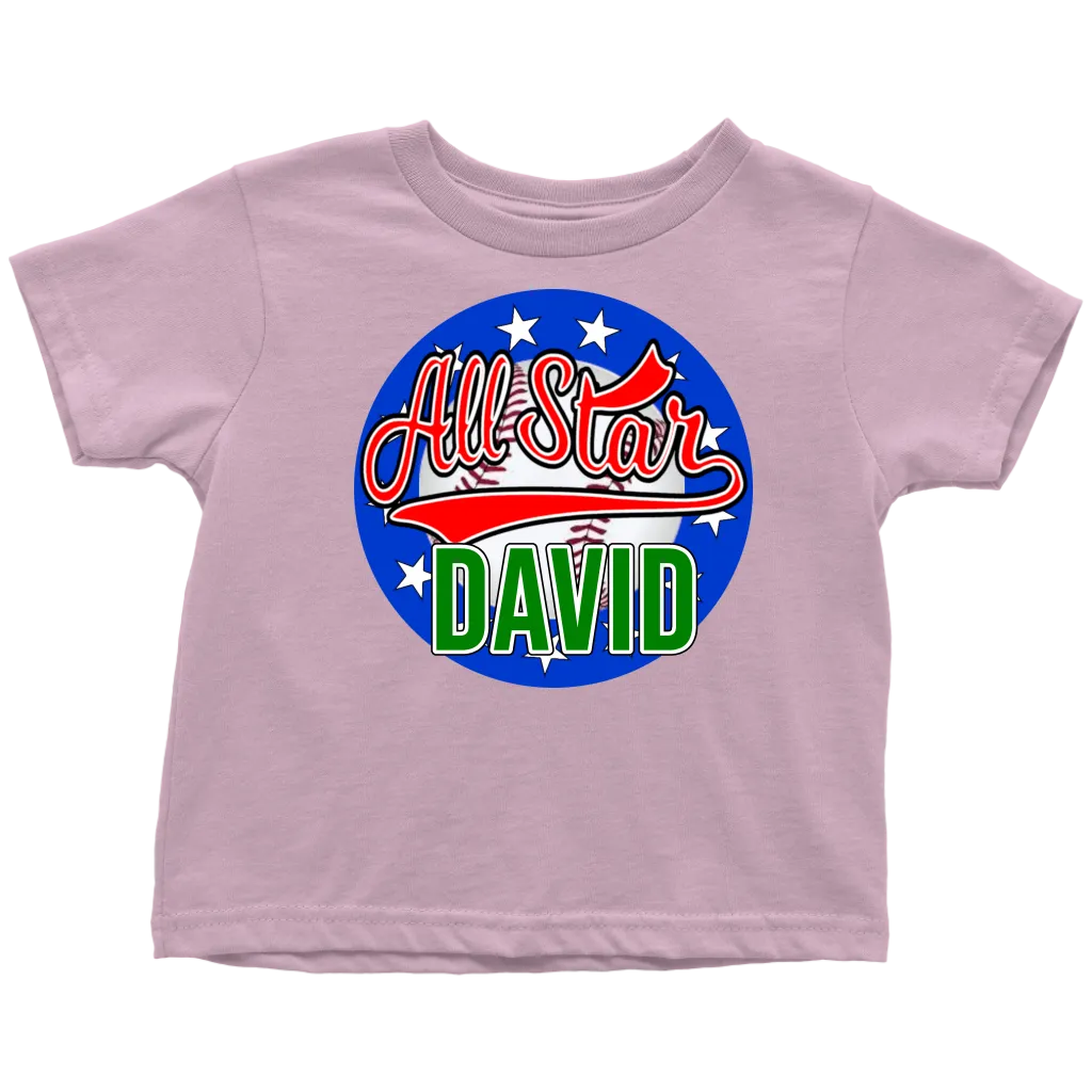 DAVID ALL STAR TODDLER T-SHIRT FOR DAVID