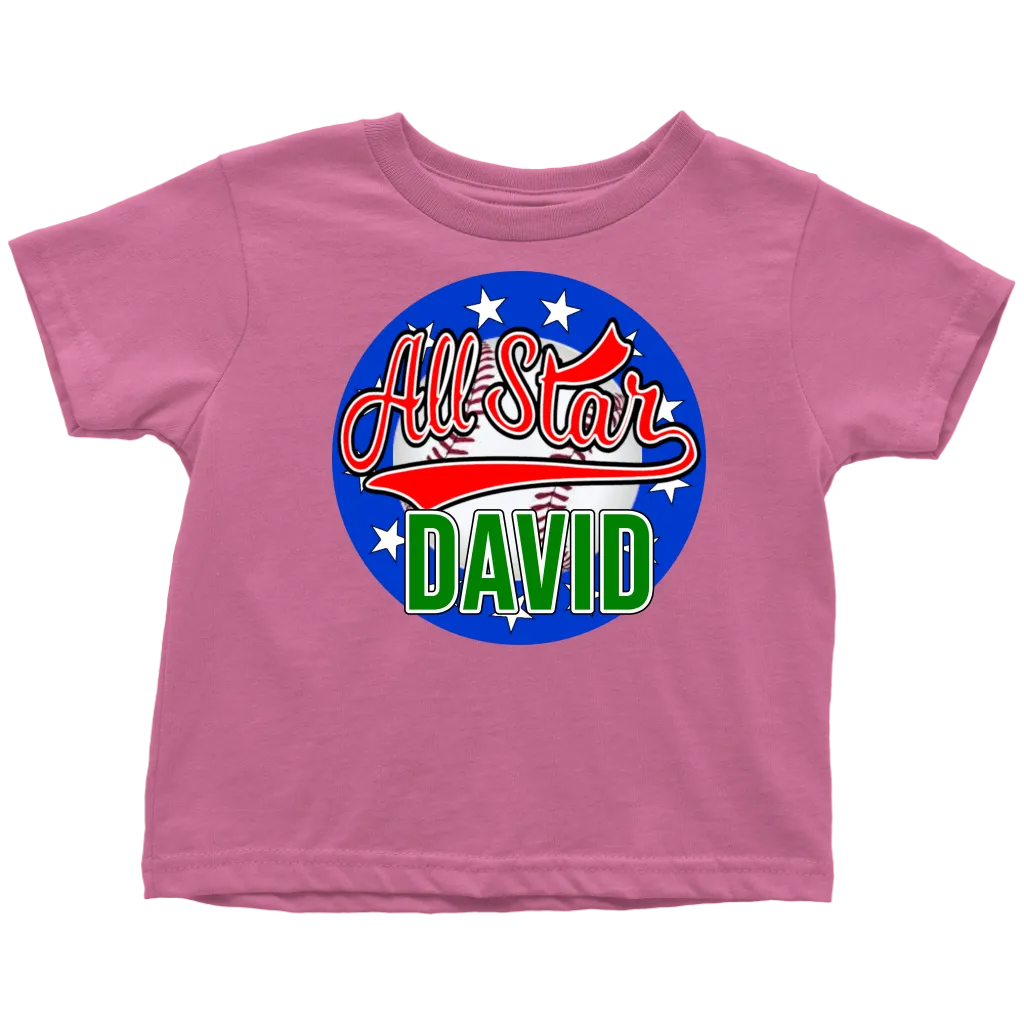 DAVID ALL STAR TODDLER T-SHIRT FOR DAVID
