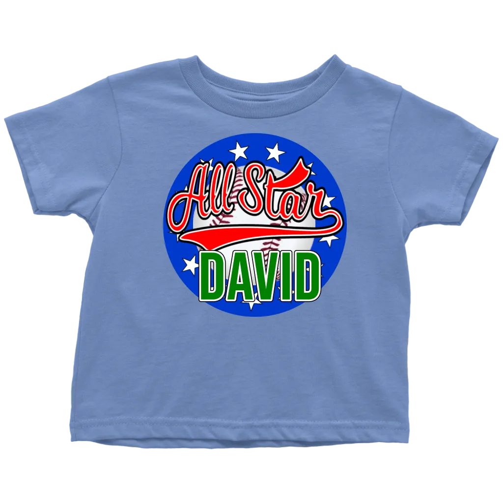 DAVID ALL STAR TODDLER T-SHIRT FOR DAVID