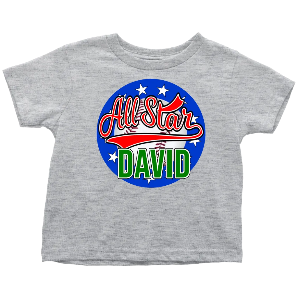 DAVID ALL STAR TODDLER T-SHIRT FOR DAVID
