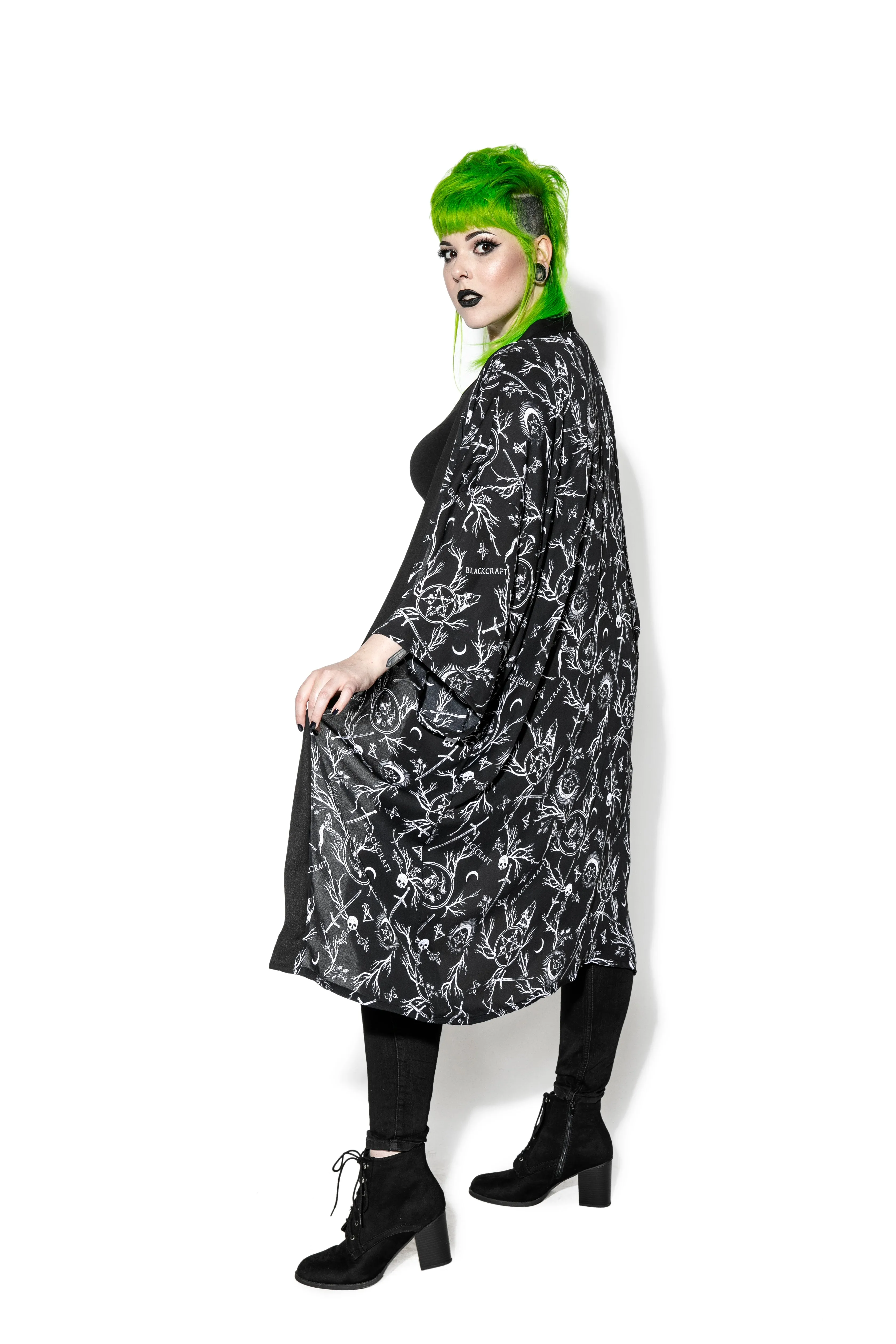 Demons Long Duster - Kimono