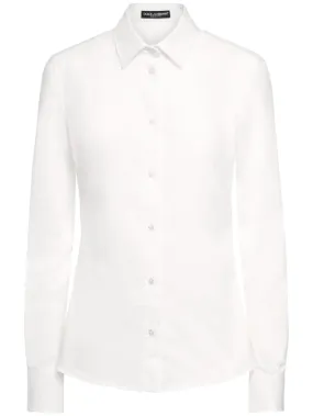 Dolce&amp;Gabbana   Cotton poplin classic fit shirt 