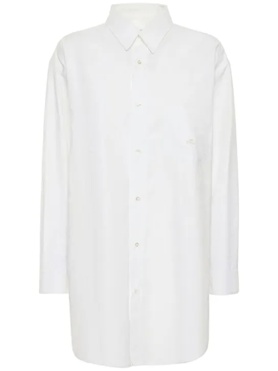 Etro   Cotton poplin oversized shirt 