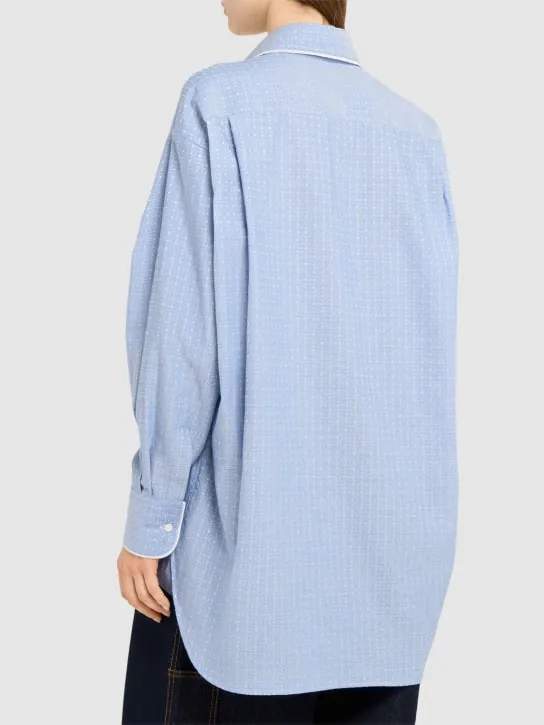 Etro   Striped cotton poplin shirt 