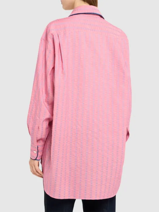 Etro   Striped cotton poplin shirt 