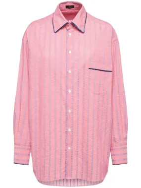 Etro   Striped cotton poplin shirt 