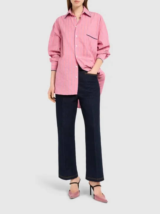 Etro   Striped cotton poplin shirt 