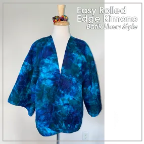 Fashion Duo - Easy Rolled Edge Kimono - Linen