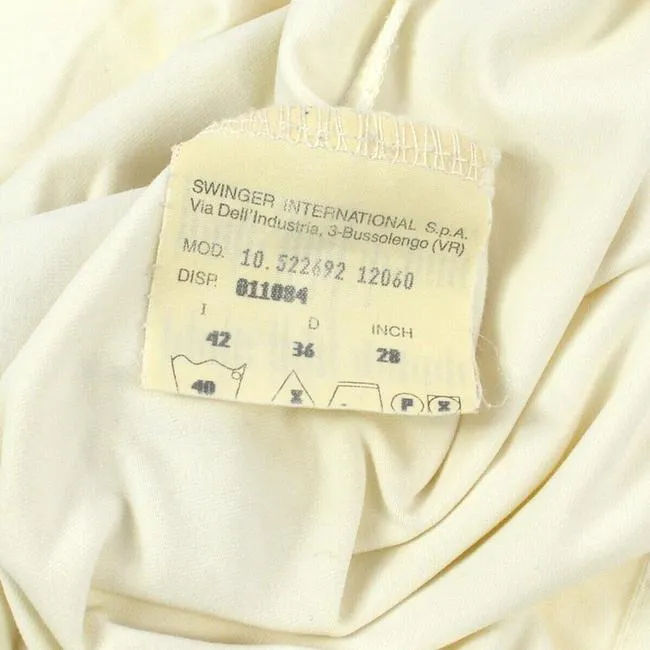 Fendi White With Ff Logo Pocket Button Down Blouse