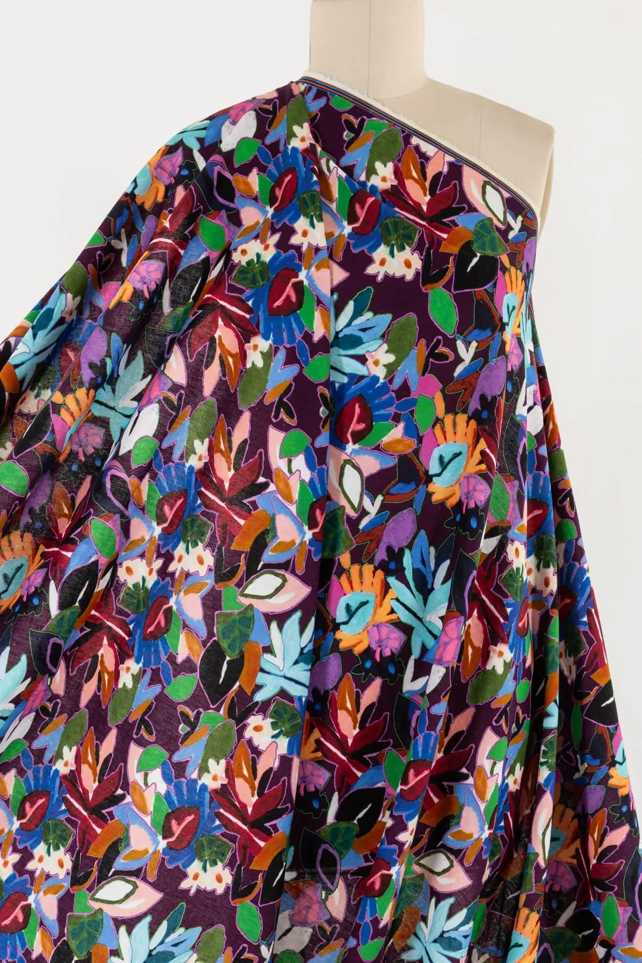 Flower Show Linen/Cotton Woven