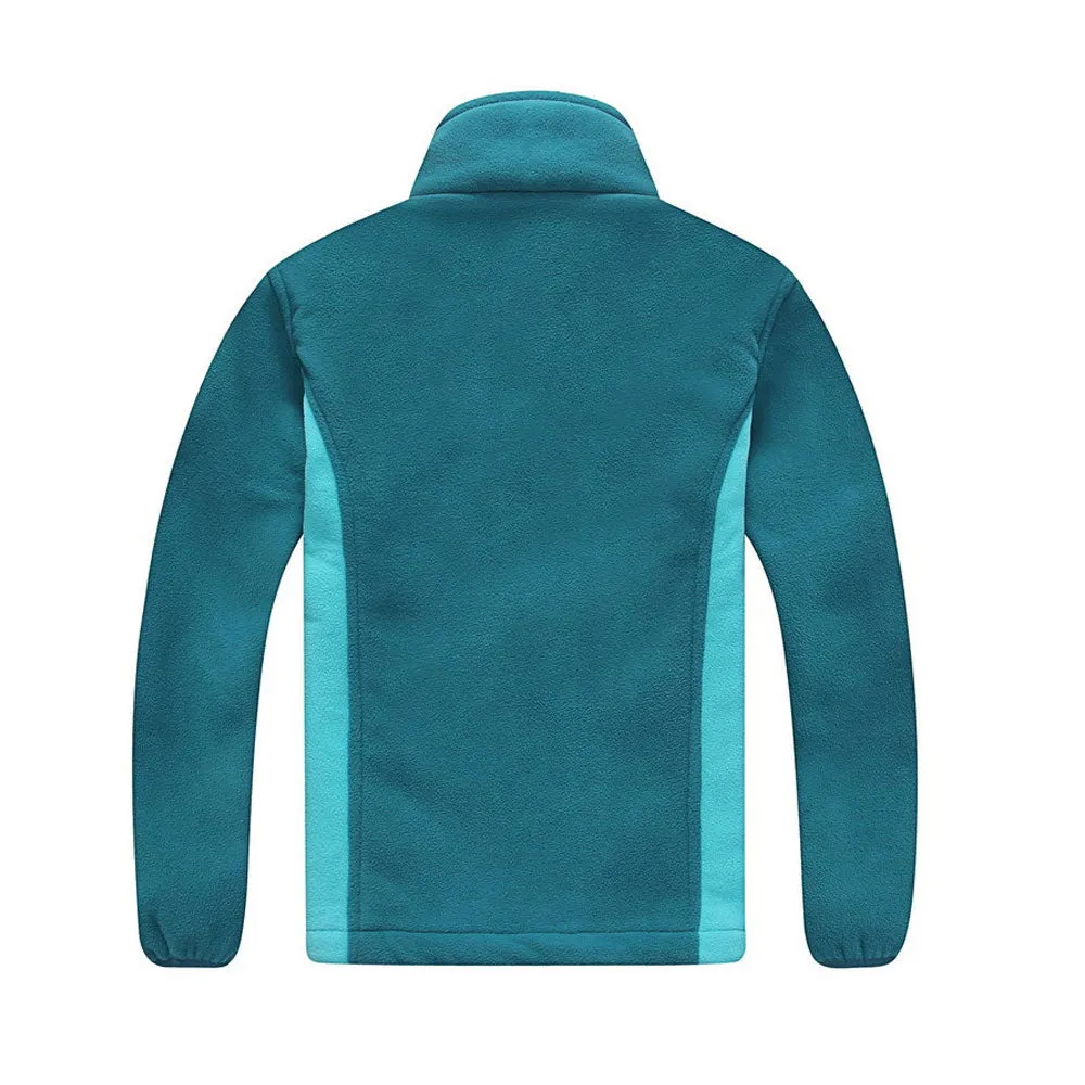 Full Zip 2 Tone Thermal Fleece Jacket
