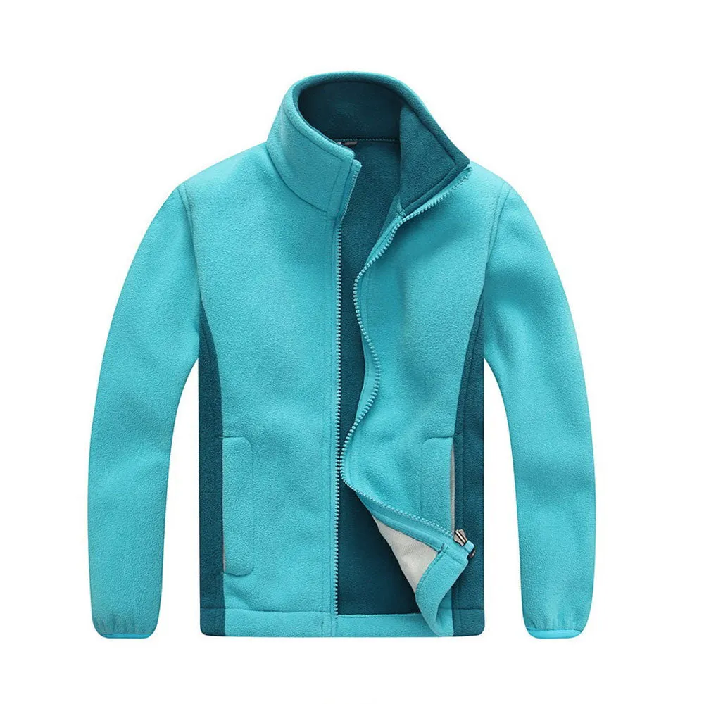 Full Zip 2 Tone Thermal Fleece Jacket