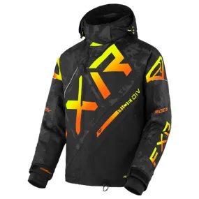 FXR CX Snowmobile Jacket Black Camo/Inferno