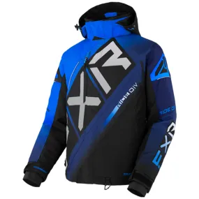 FXR CX Snowmobile Jacket Black/Blue Fade