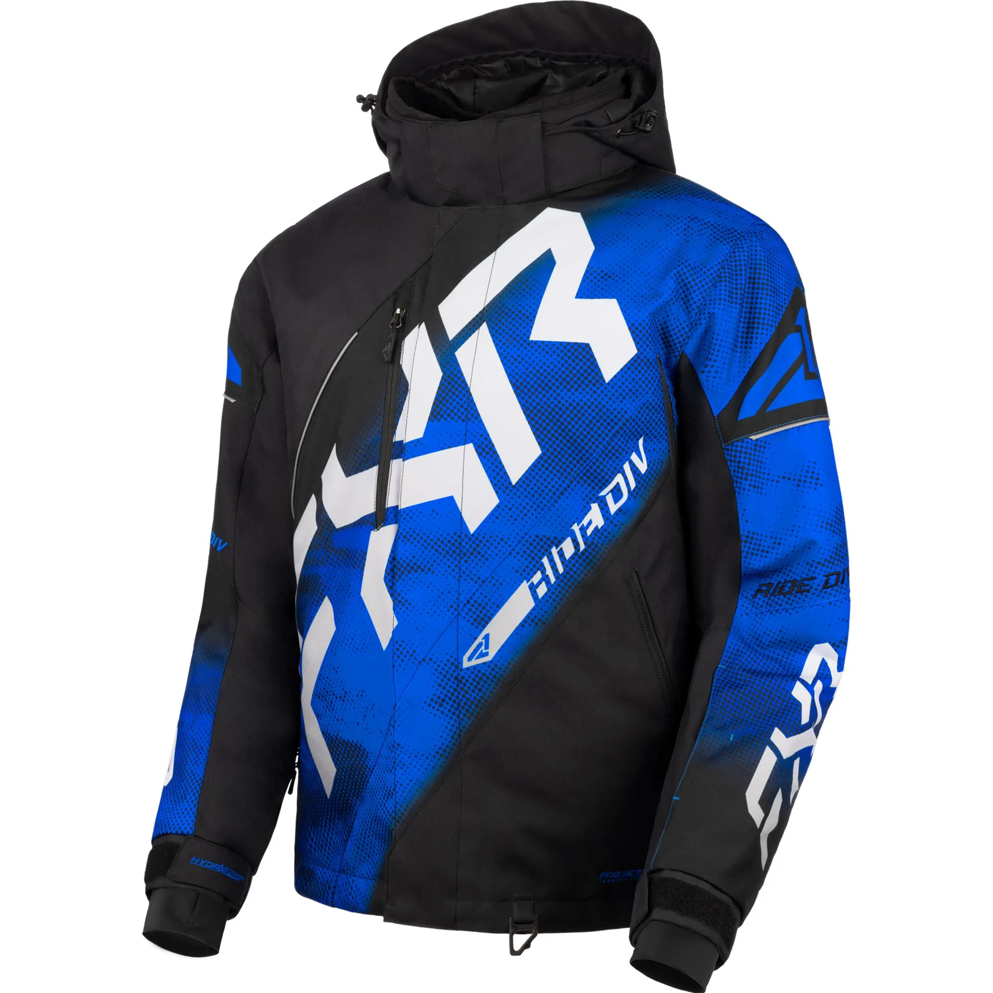FXR CX Snowmobile Jacket Black/Blue Haze