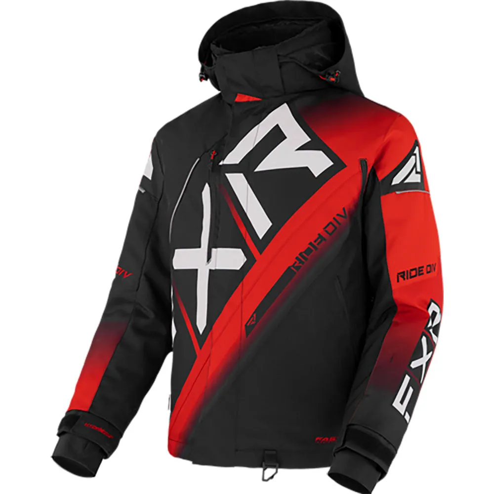 FXR CX Snowmobile Jacket Black/Red/White