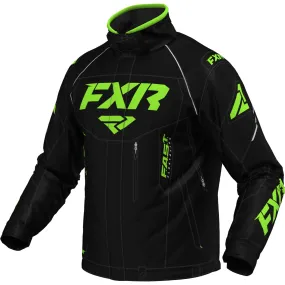 FXR Octane Snowmobile Jacket Black/Lime