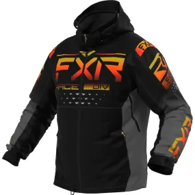FXR RRX Snowmobile Jacket Black/Charcoal/Gold Inferno