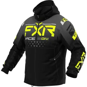 FXR  RRX Snowmobile Jacket Wind Water-Resistant Thermal Dry Black Charcoal Hi-Vis