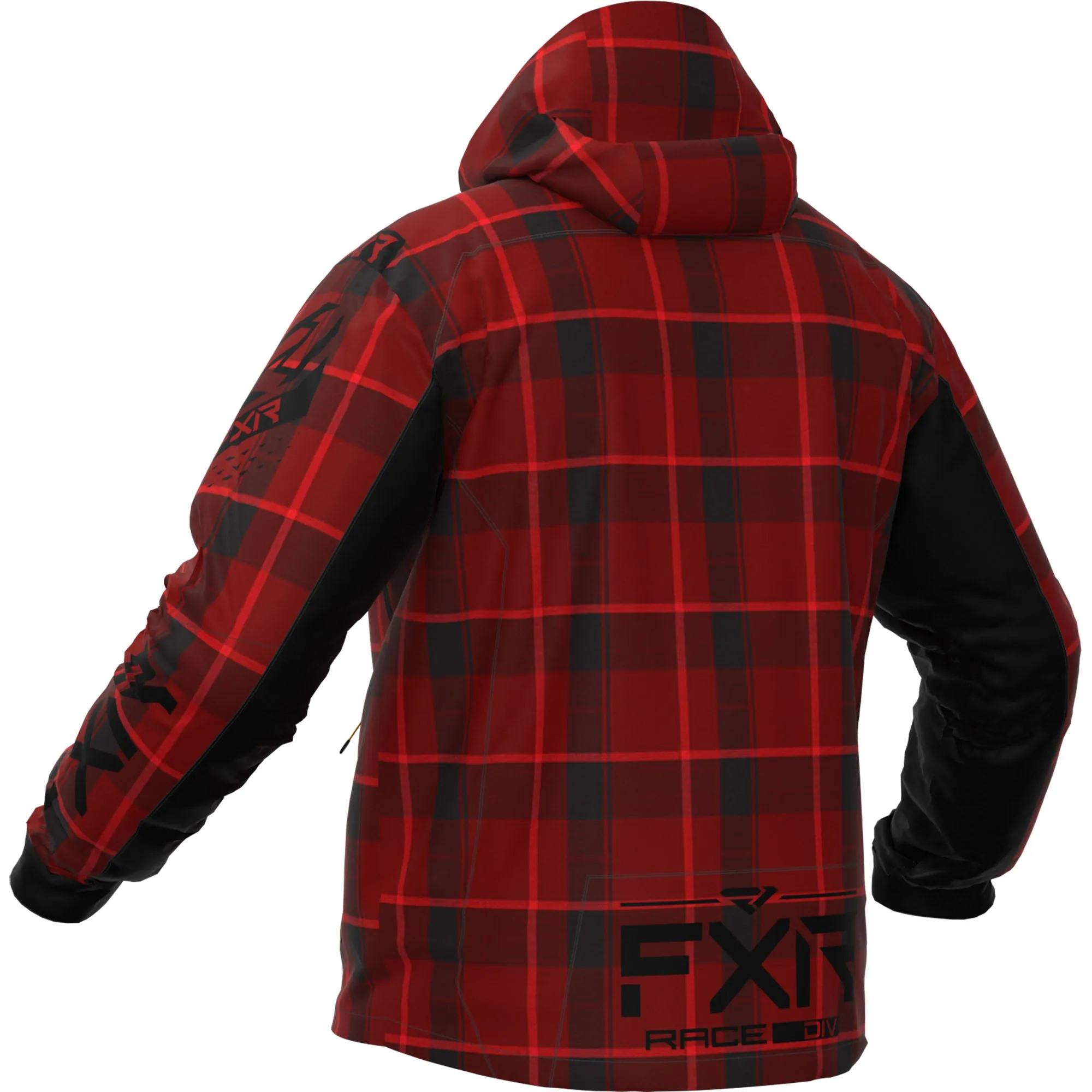 FXR  RRX Snowmobile Jacket Wind Water-Resistant Thermal Dry Lumberjack Red