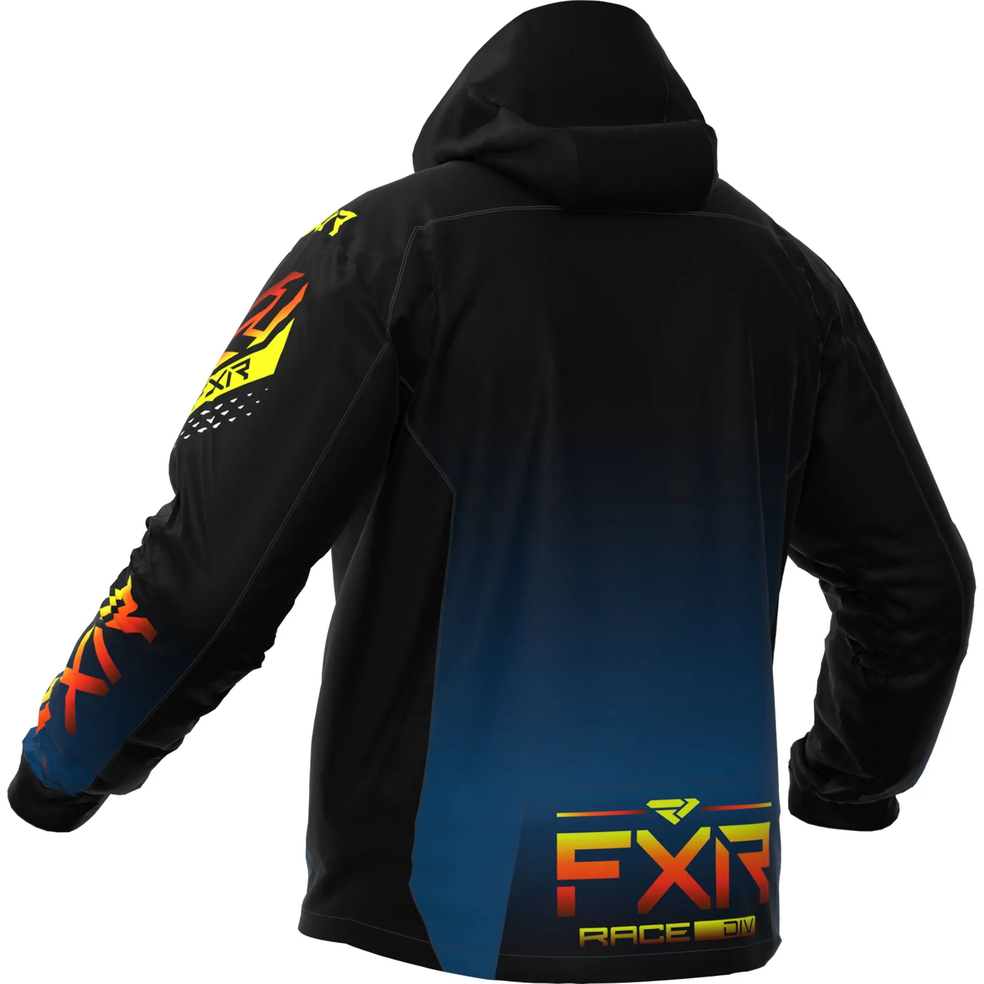 FXR  RRX Snowmobile Jacket Wind Water-Resistant Thermal Dry Slate Black Inferno