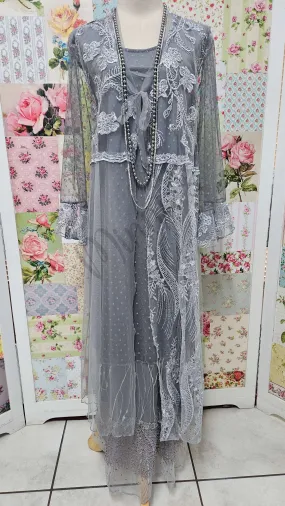 Grey 3-Piece Dress Set LR0664
