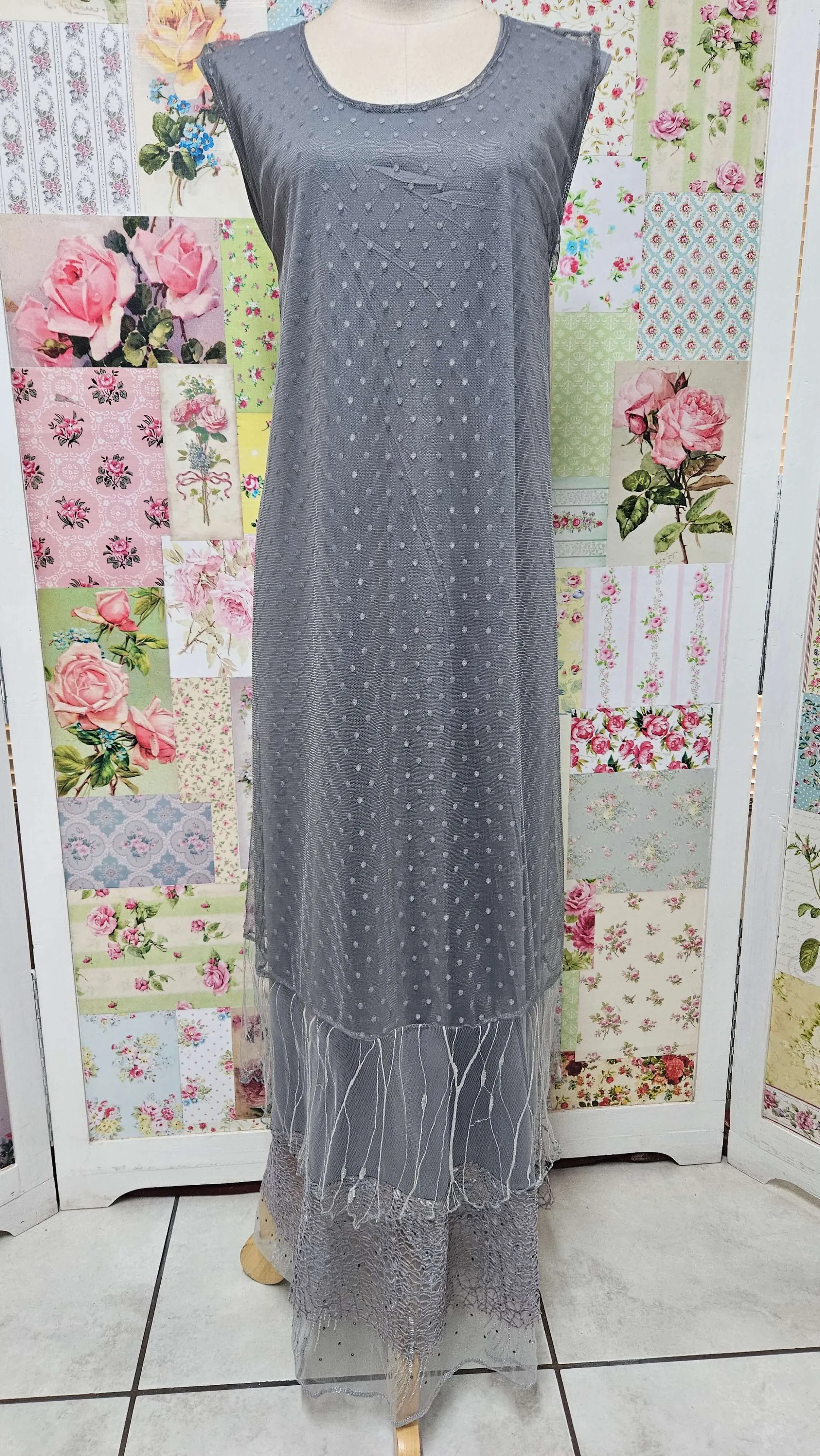 Grey 3-Piece Dress Set LR0664