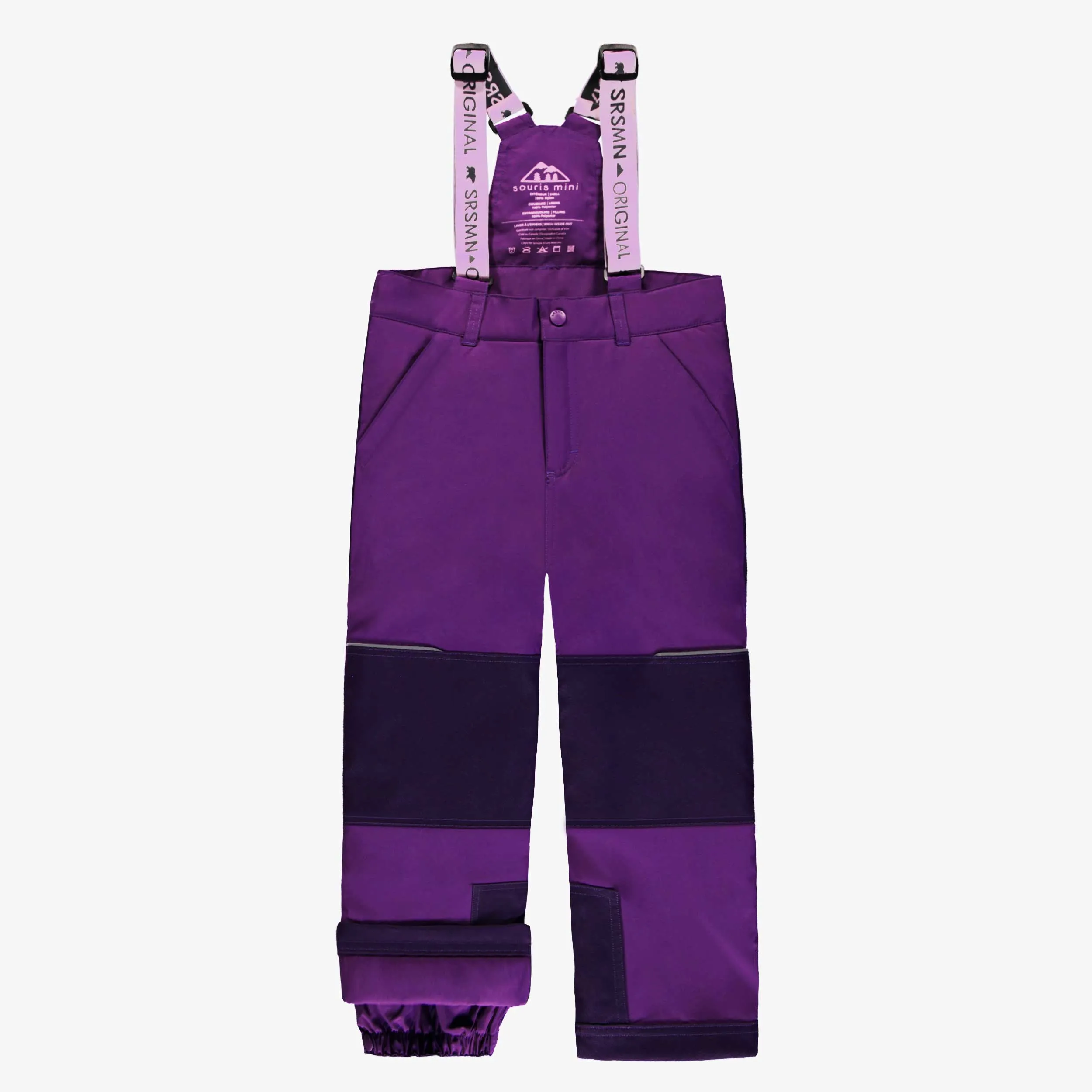Habit de neige 3 en 1 lilas et mauve, enfant|| 3-in-1 snowsuit lilac and purple, child